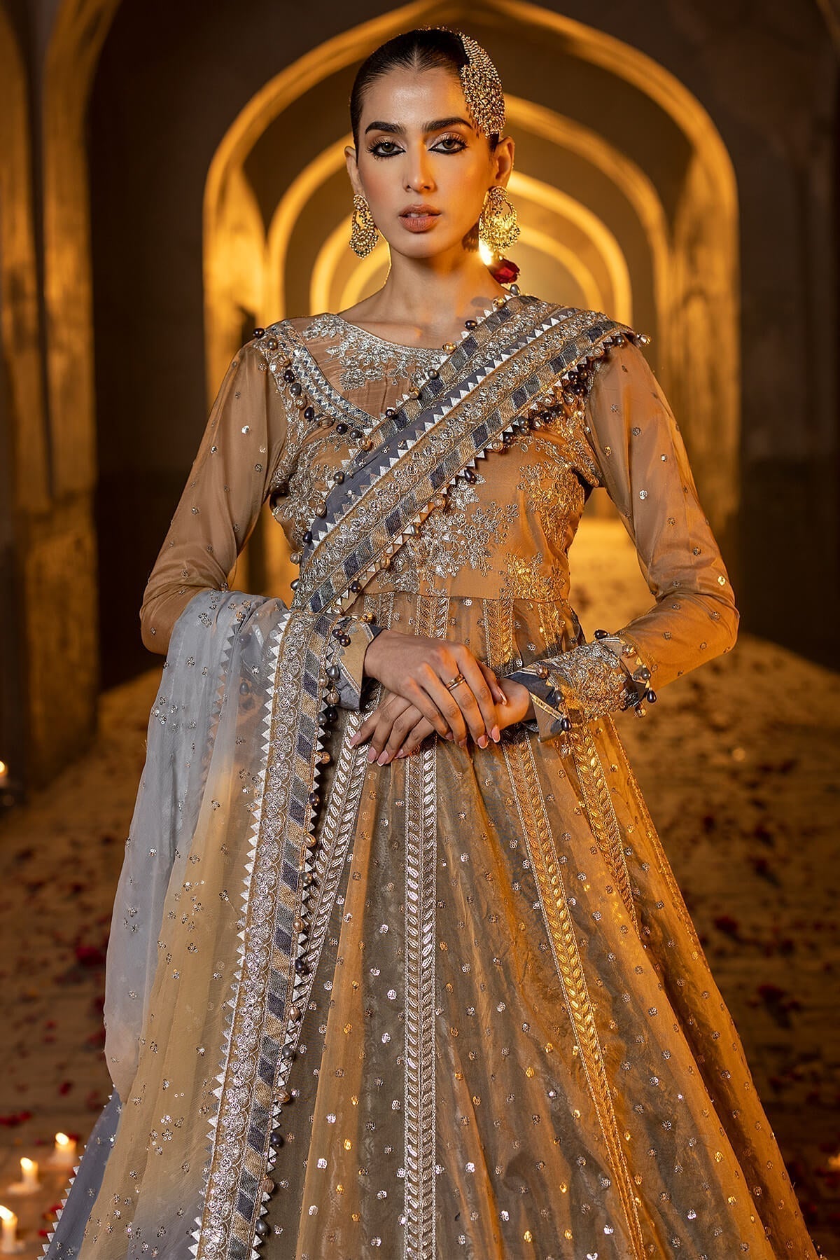 Raeesa Premium | Saf e Awwal Wedding Formals | D-8 - House Of Anaya