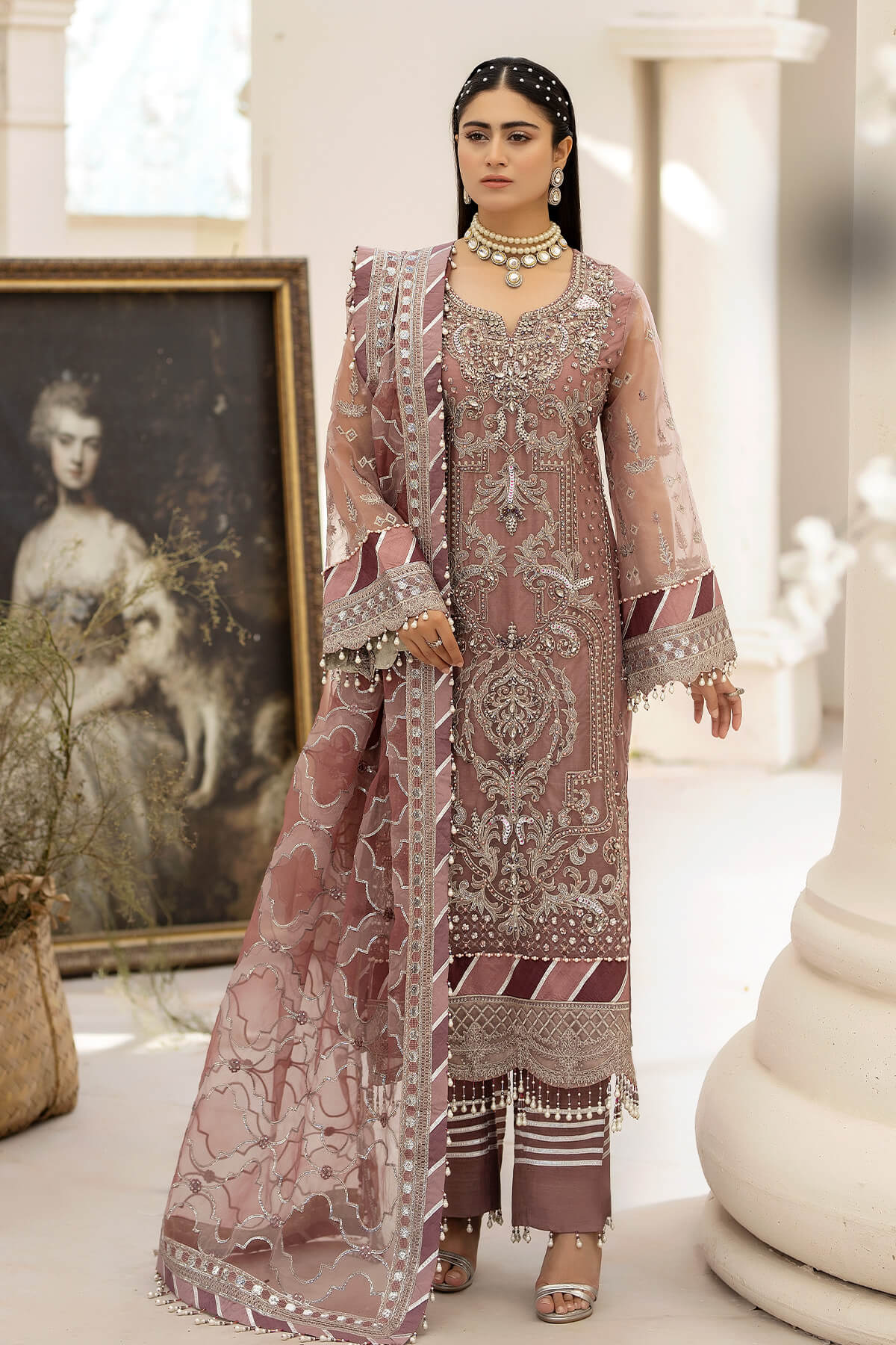 Raeesa Premium | Dehleez Formals | DL-1012 Persian Jewel - House Of Anaya