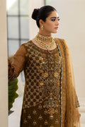 Raeesa Premium | Dehleez Formals | DL-1014 Imperial Brew - House Of Anaya