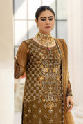 Raeesa Premium | Dehleez Formals | DL-1014 Imperial Brew - House Of Anaya