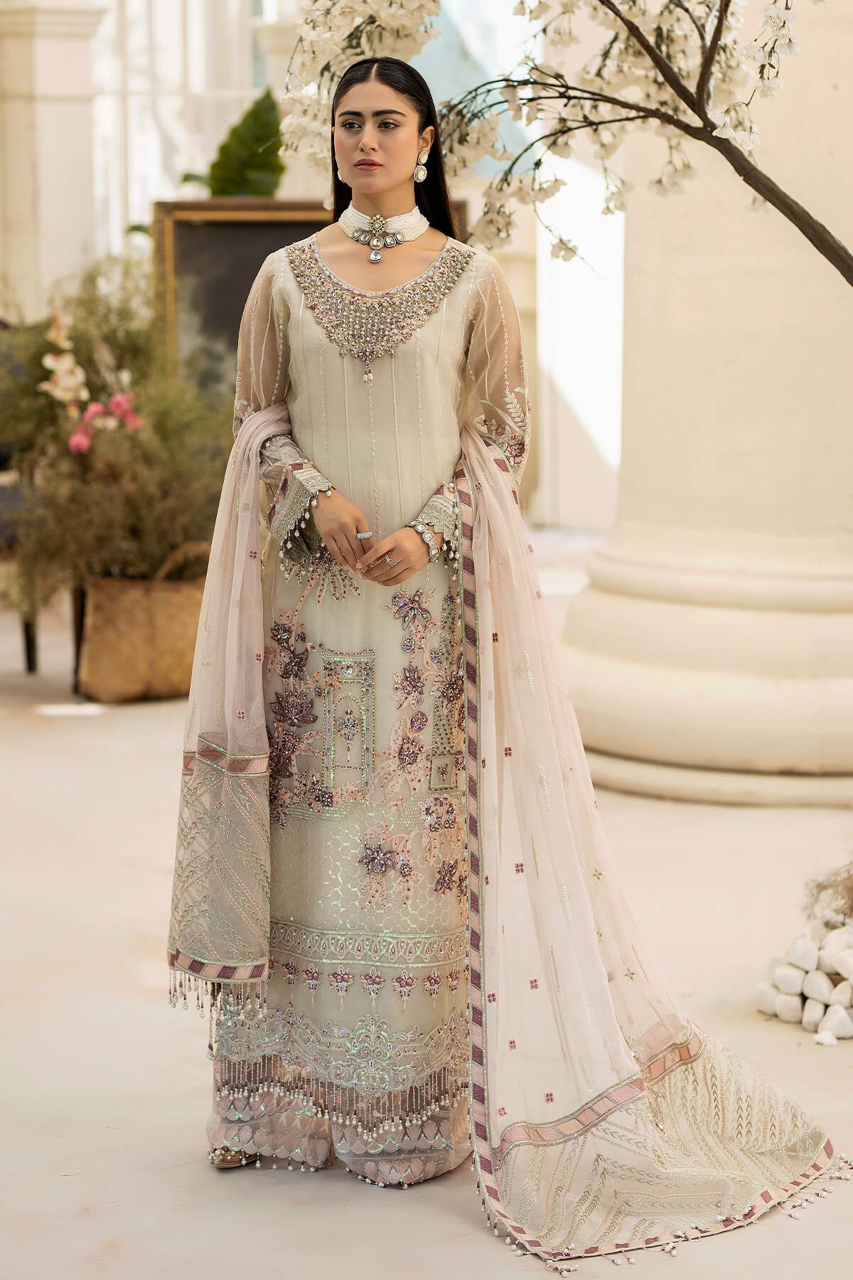 Raeesa Premium | Dehleez Formals | DL-1018 Mehtaab - House Of Anaya
