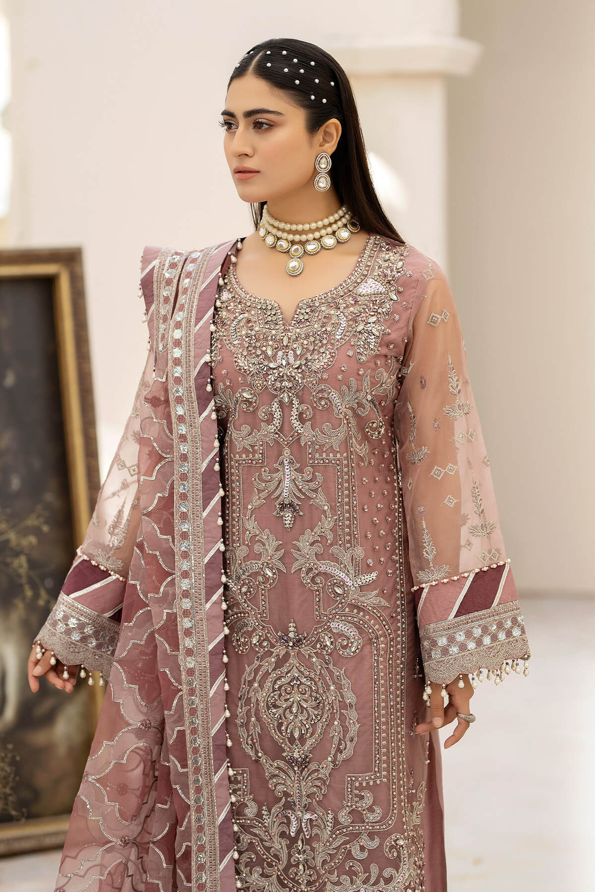 Raeesa Premium | Dehleez Formals | DL-1012 Persian Jewel - House Of Anaya