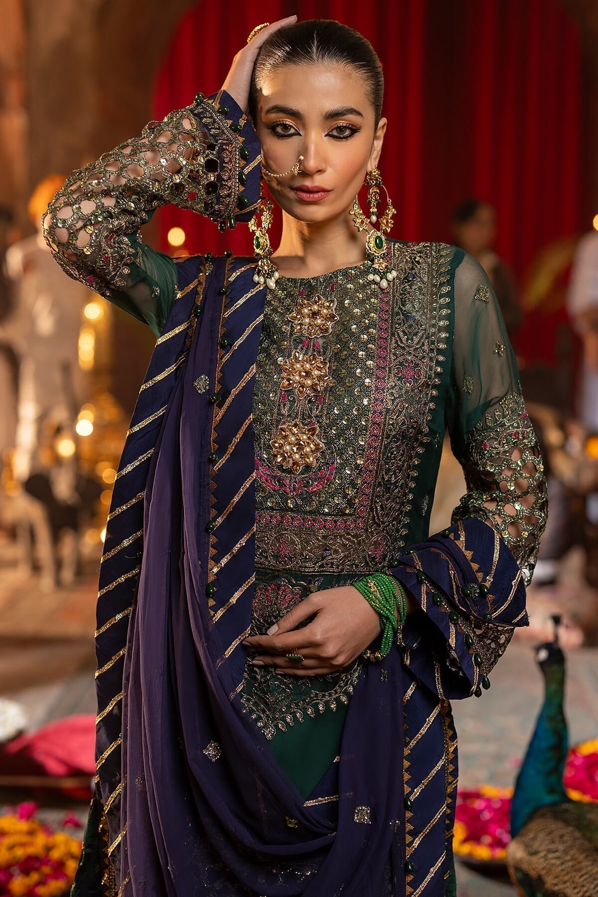 Raeesa Premium | Saf e Awwal Wedding Formals | D-5 - House Of Anaya