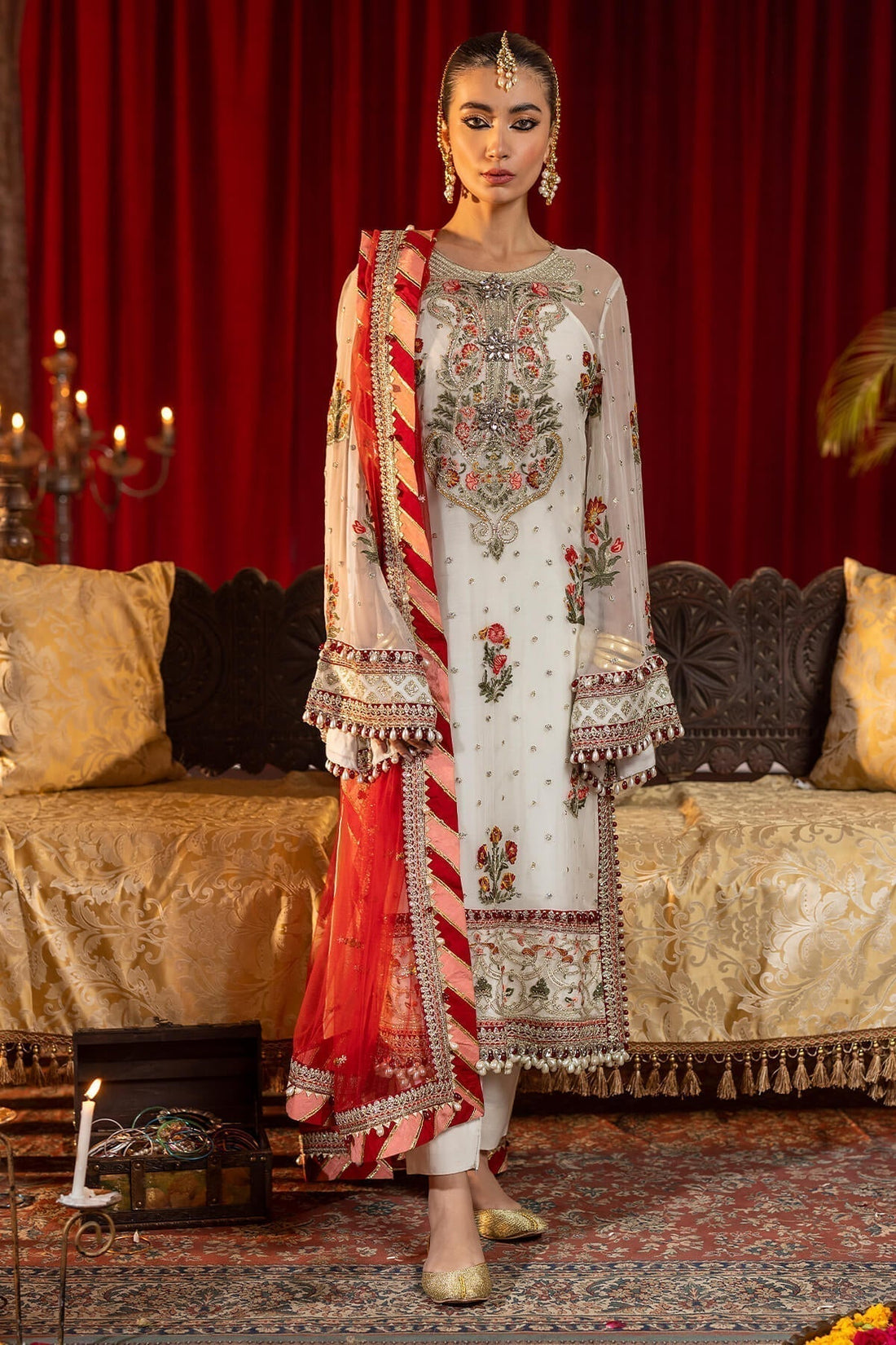 Raeesa Premium | Saf e Awwal Wedding Formals | D-6 - House Of Anaya