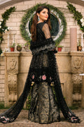 Raeesa Premium | Wajadan Wedding Formals | WD-3 Metal Black - House Of Anaya