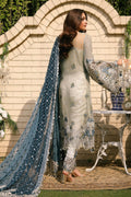 Raeesa Premium | Wajadan Wedding Formals | WD-5 Silver Black - House Of Anaya