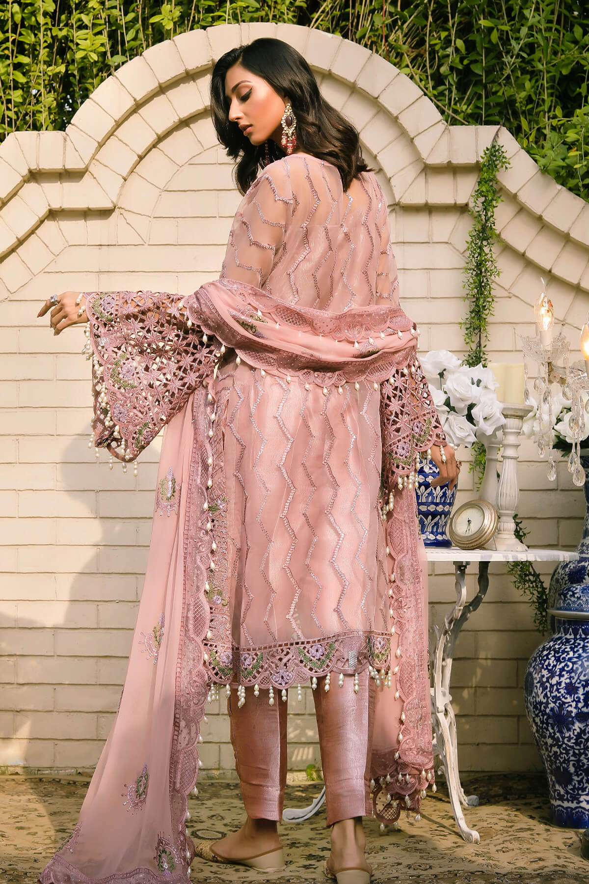 Raeesa Premium | Wajadan Wedding Formals | WD-7 Opera Mauve - House Of Anaya