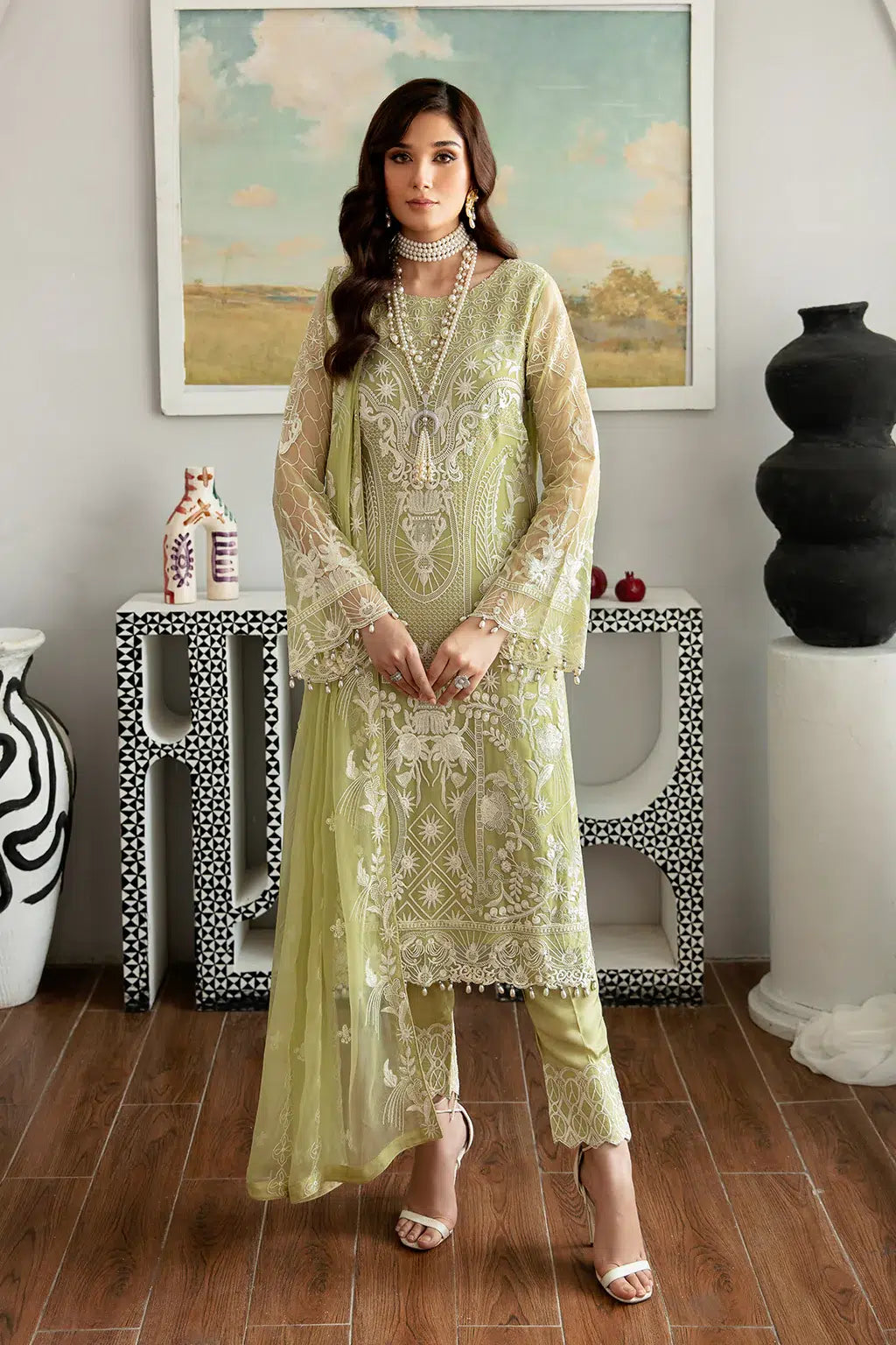 Ramsha | Rangoon Chiffon Collection | D-1105 - House Of Anaya