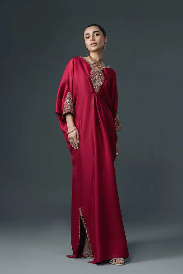 Jeem | Luxury Pret | RAYA RED - House of Zarish