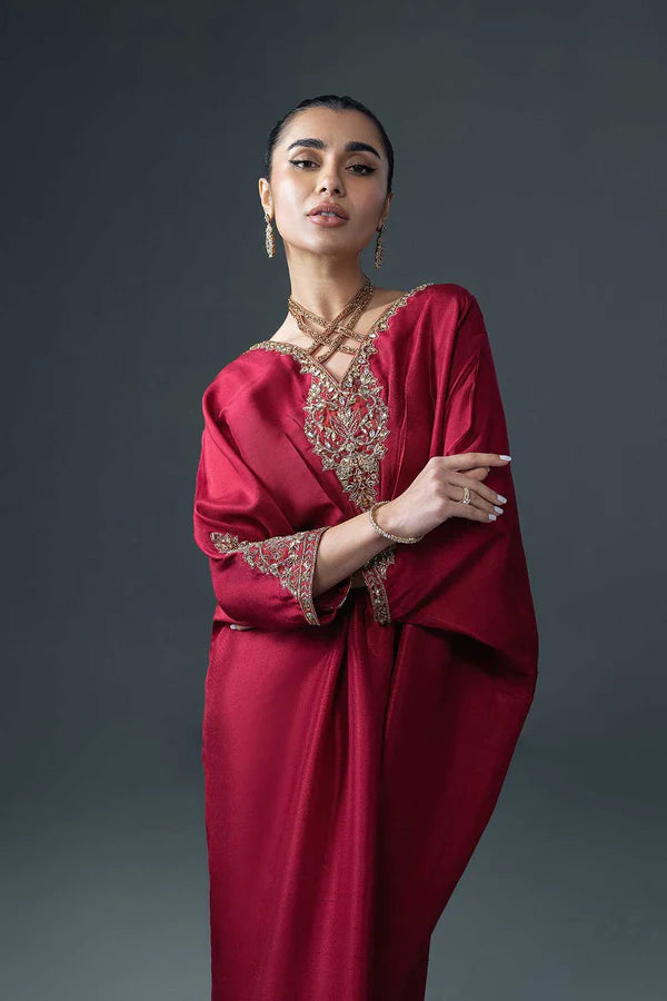 Jeem | Luxury Pret | RAYA RED - House of Zarish