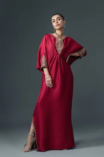 Jeem | Luxury Pret | RAYA RED - House of Zarish