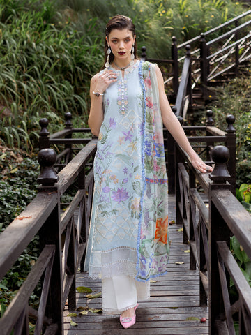 Roheenaz | Dahlia Embroidered Lawn 24 | Daisy - House of Zarish