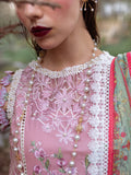 Roheenaz | Dahlia Embroidered Lawn 24 | Peony - House of Zarish