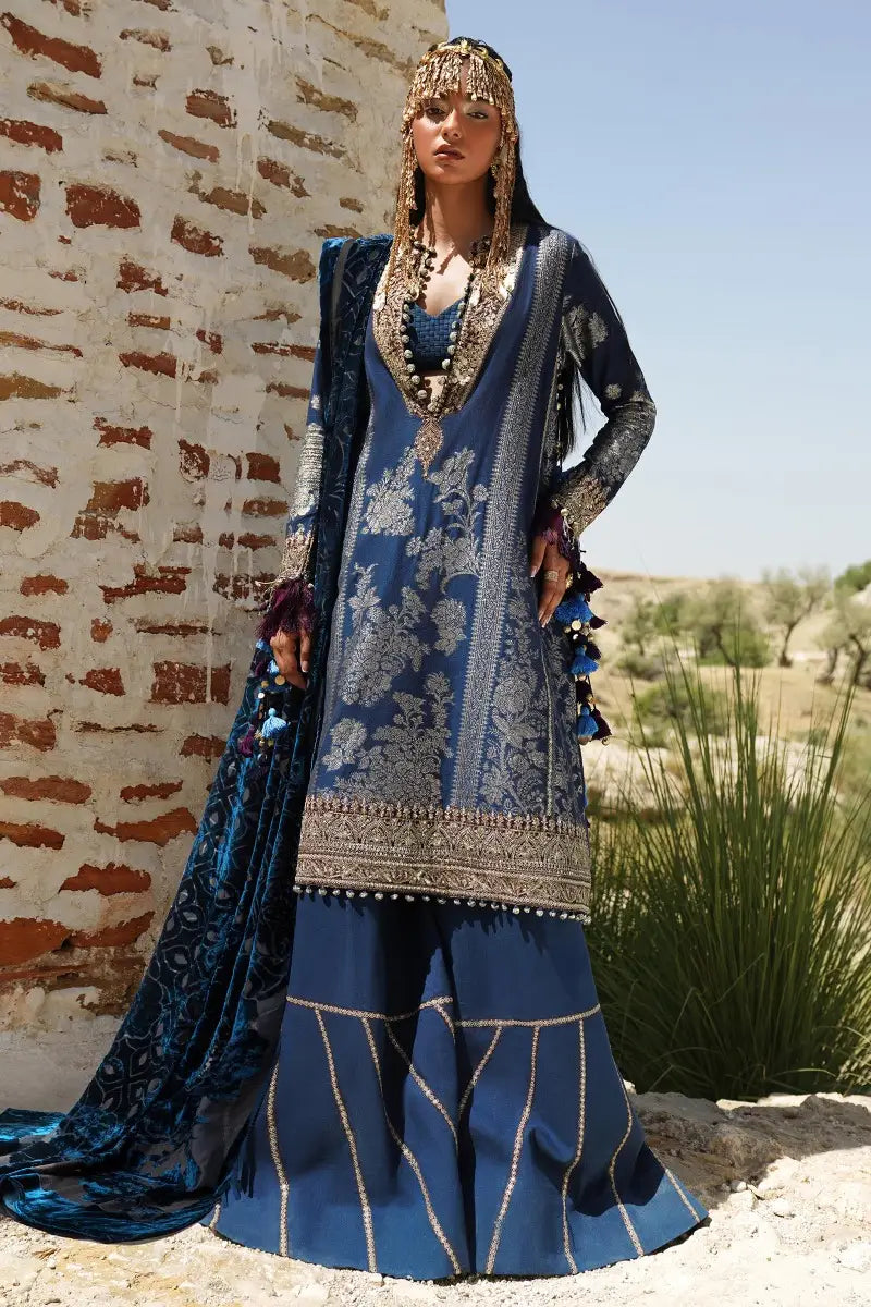 Sana Safinaz | Winter Luxury 23 | S231-001B-DF - House Of Anaya