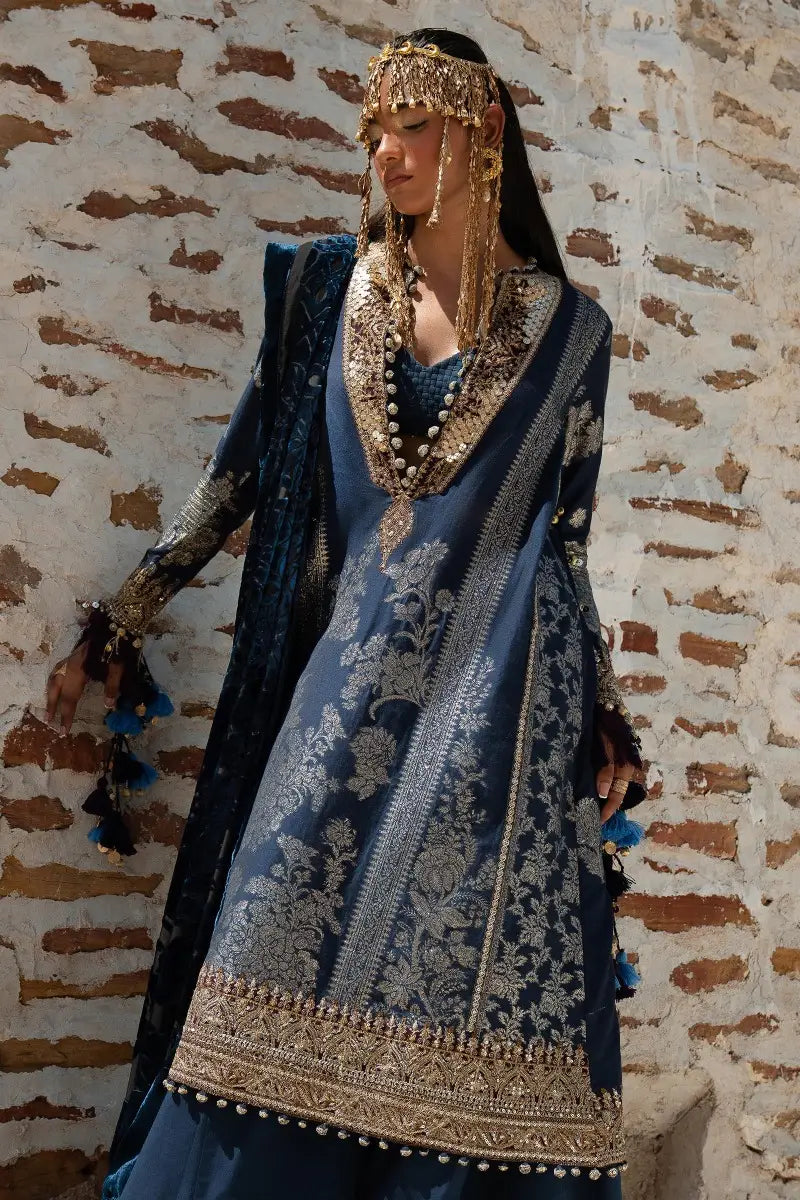 Sana Safinaz | Winter Luxury 23 | S231-001B-DF - House Of Anaya