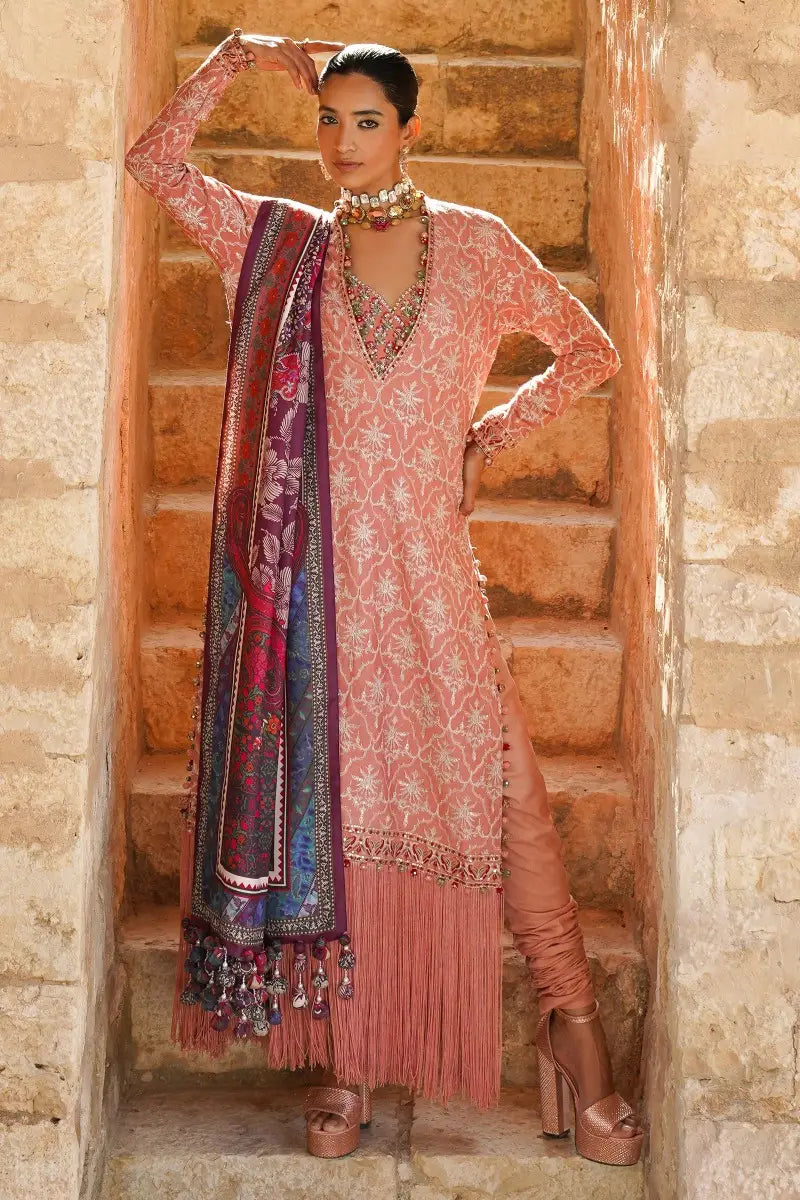 Sana Safinaz | Winter Luxury 23 | S231-002B-CP - House Of Anaya