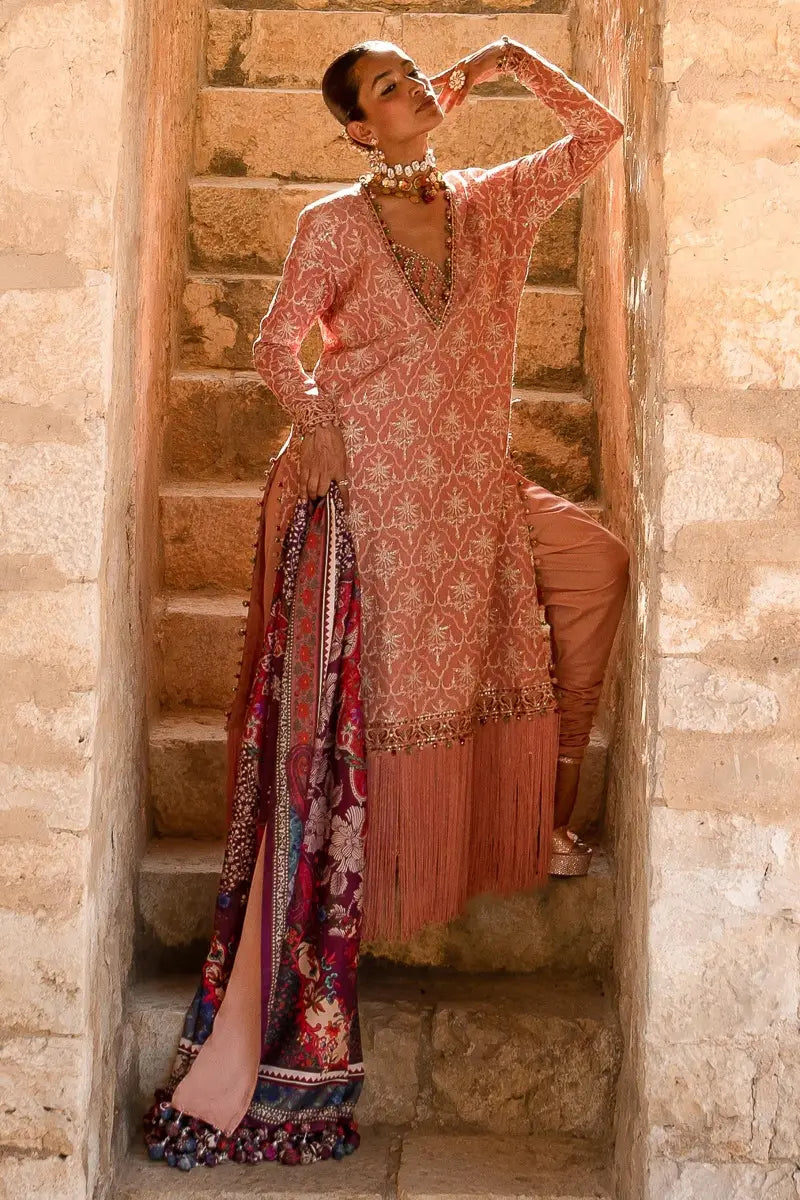 Sana Safinaz | Winter Luxury 23 | S231-002B-CP - House Of Anaya