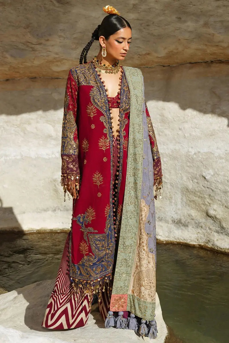 Sana Safinaz | Winter Luxury 23 | S231-003B-CP - House Of Anaya
