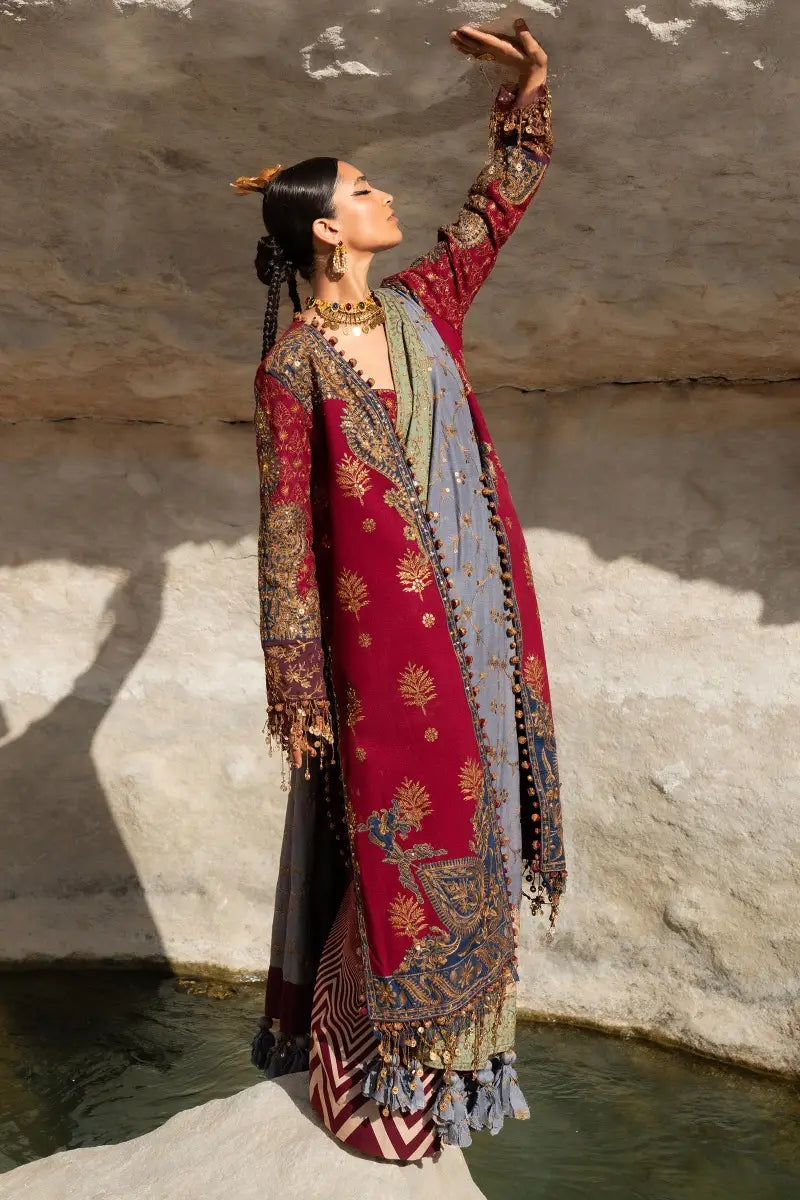 Sana Safinaz | Winter Luxury 23 | S231-003B-CP - House Of Anaya