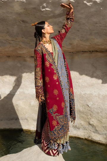 Sana Safinaz | Winter Luxury 23 | S231-003B-CP - House Of Anaya