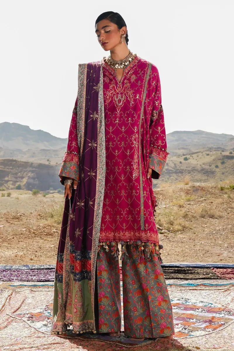 Sana Safinaz | Winter Luxury 23 | S231-004B-CP - House Of Anaya