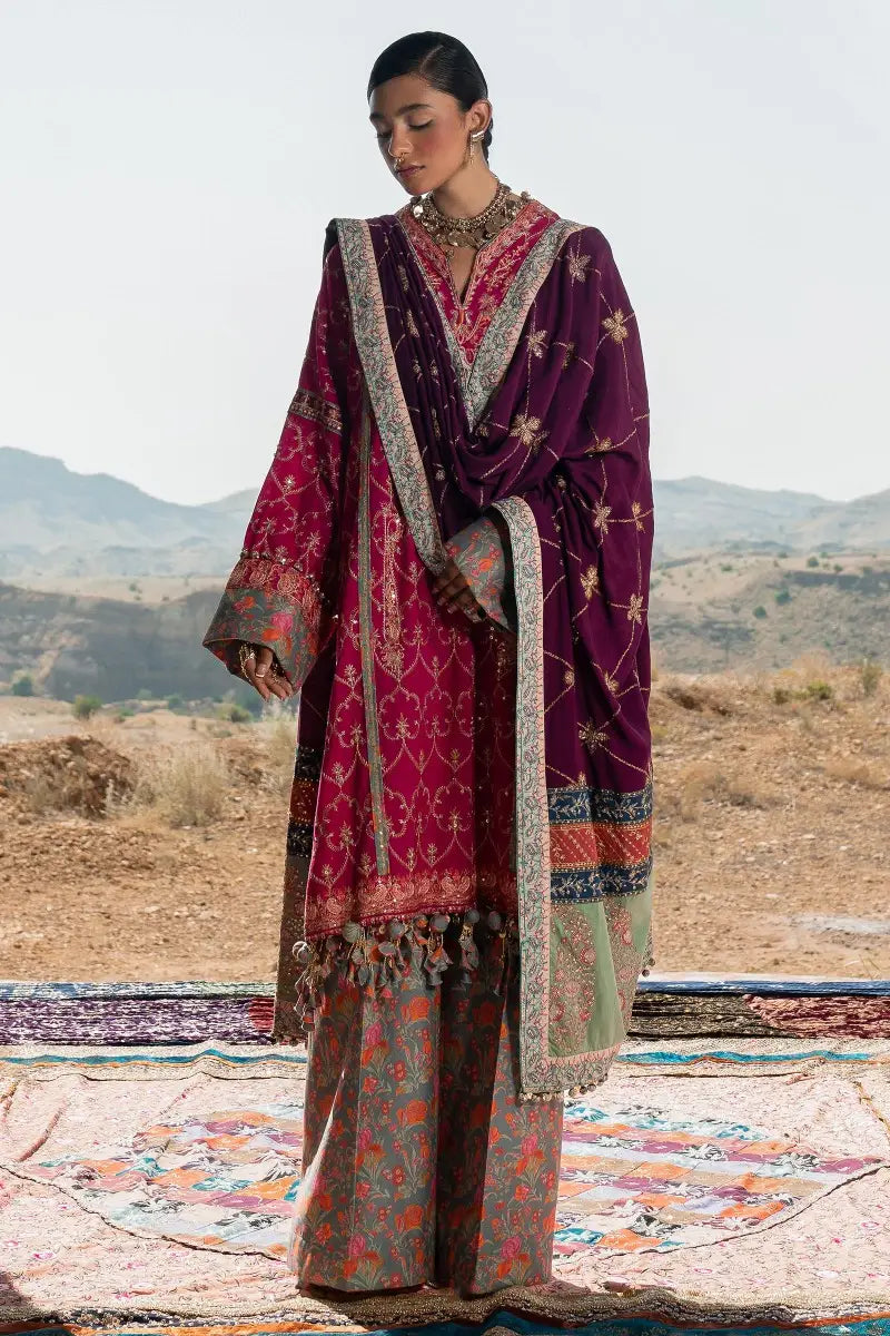 Sana Safinaz | Winter Luxury 23 | S231-004B-CP - House Of Anaya