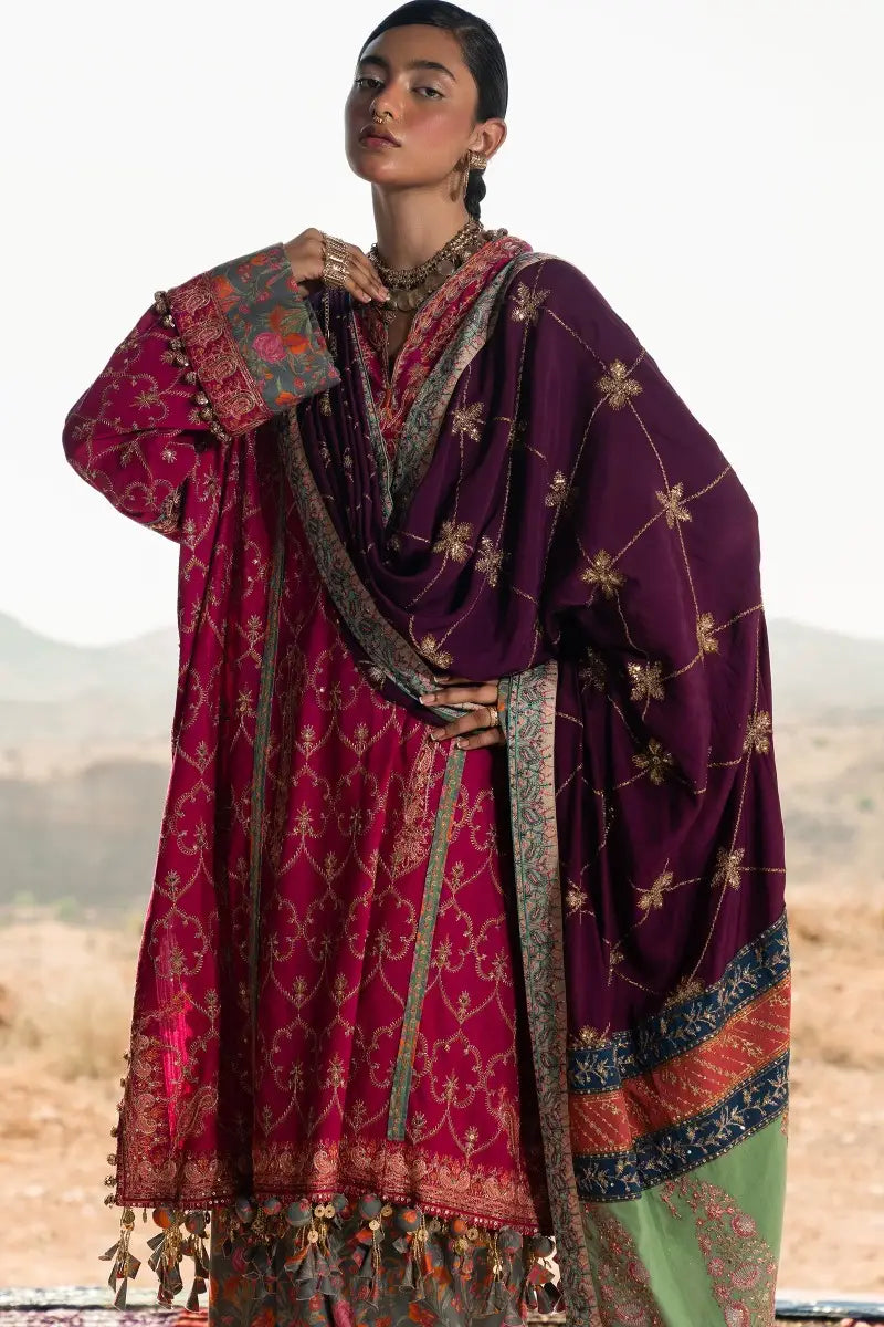 Sana Safinaz | Winter Luxury 23 | S231-004B-CP - House Of Anaya