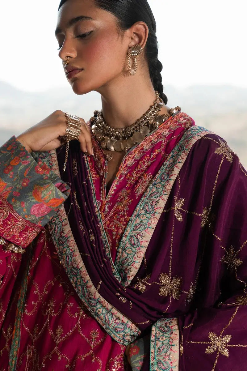 Sana Safinaz | Winter Luxury 23 | S231-004B-CP - House Of Anaya