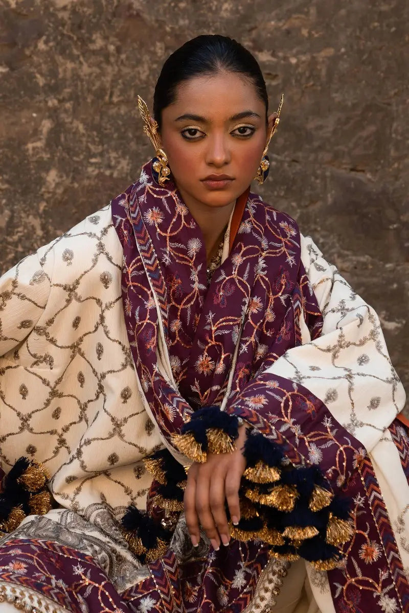 Sana Safinaz | Winter Luxury 23 | S231-005A-CP - House Of Anaya