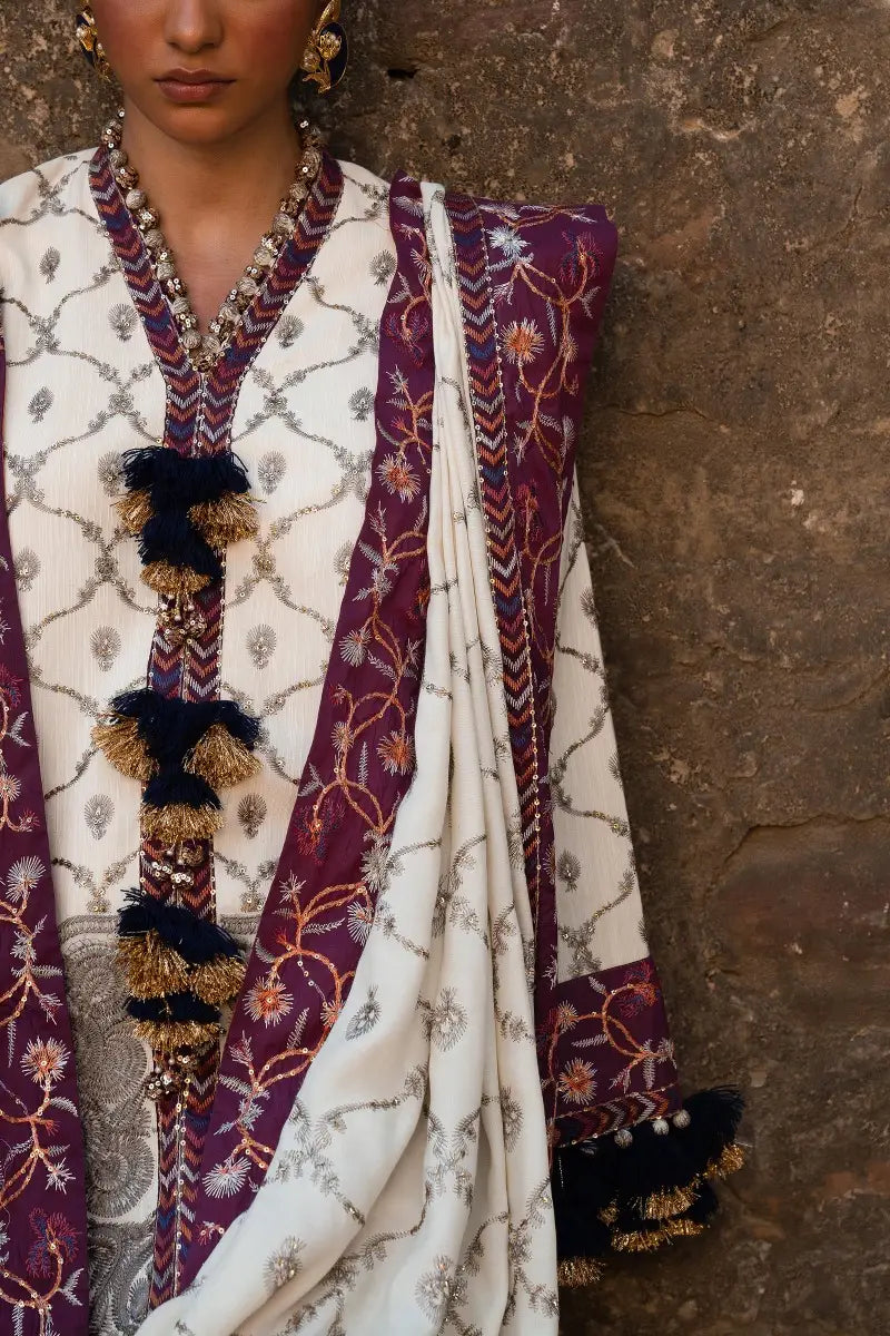 Sana Safinaz | Winter Luxury 23 | S231-005A-CP - House Of Anaya