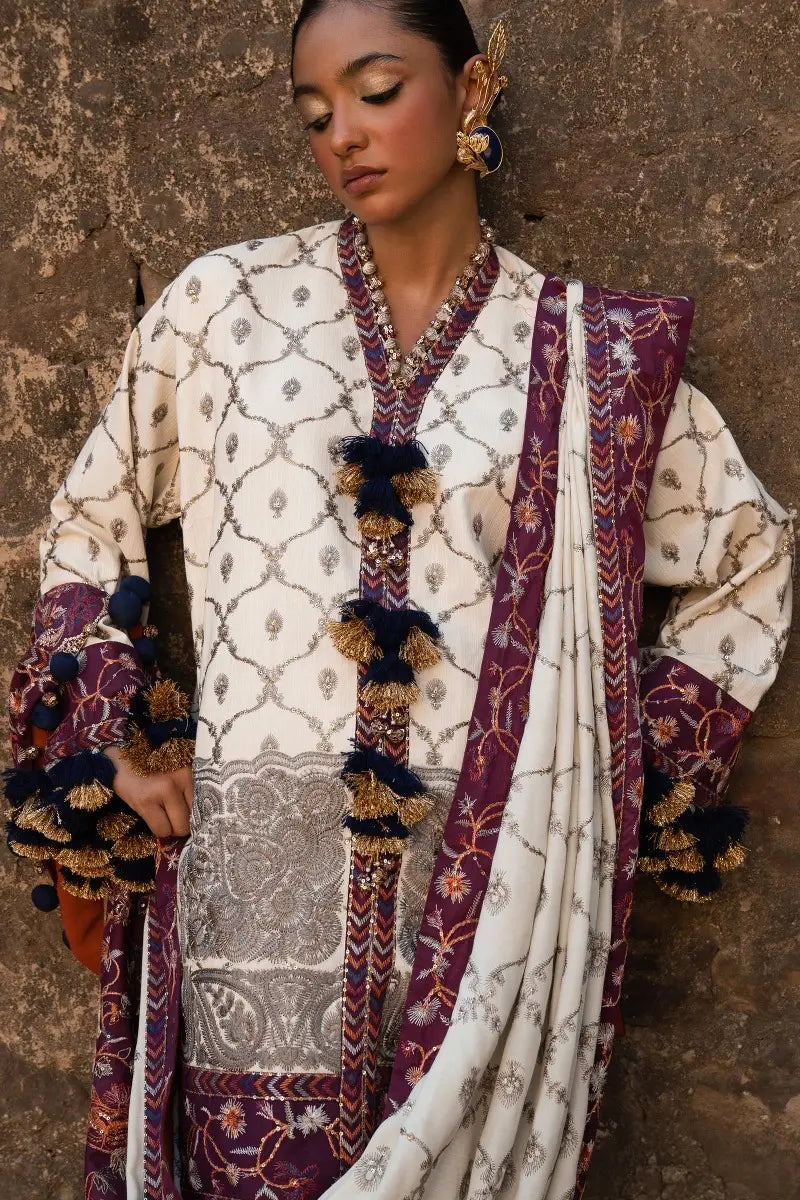 Sana Safinaz | Winter Luxury 23 | S231-005A-CP - House Of Anaya