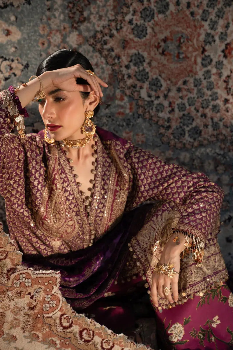 Sana Safinaz | Winter Luxury 23 | S231-007B-DE - House Of Anaya