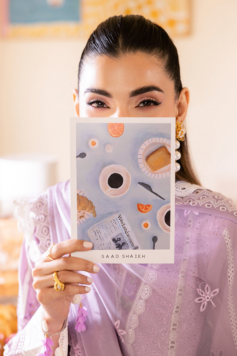 Saad Shaikh | La’Amour Luxury Lawn | Azura