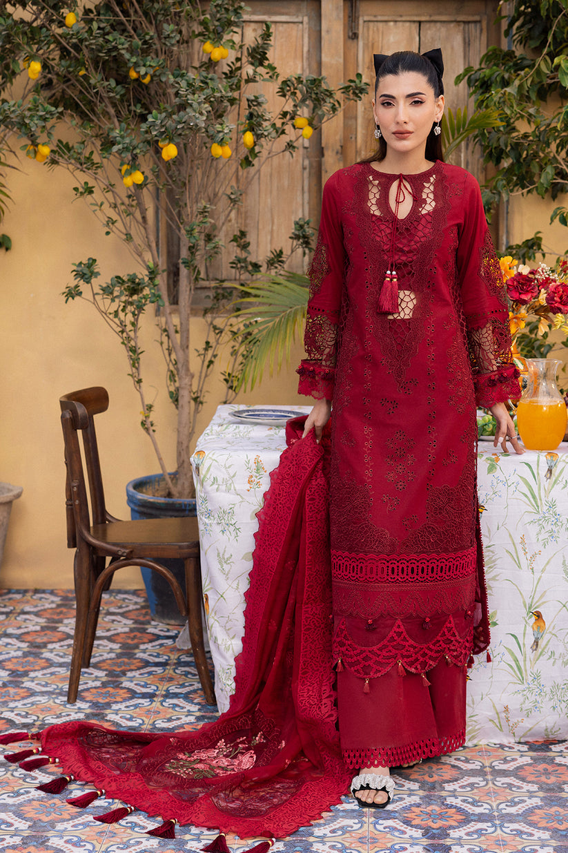 Saad Shaikh | LaAmour Luxury Lawn | Rose - House Of Anaya