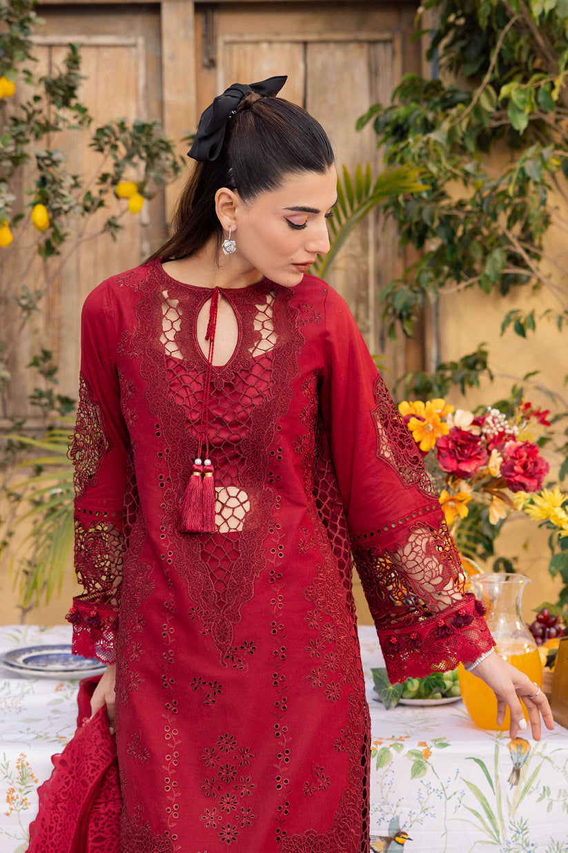 Saad Shaikh | LaAmour Luxury Lawn | Rose - House Of Anaya