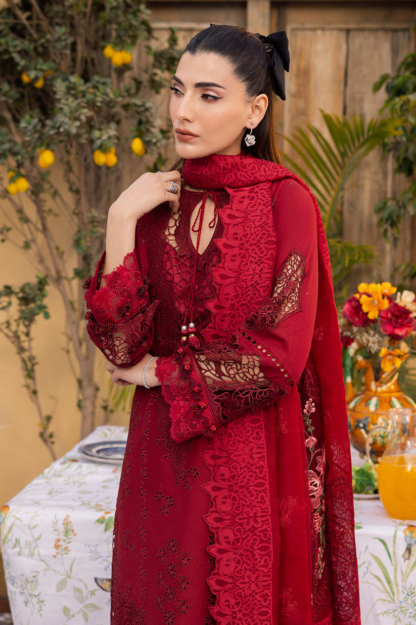 Saad Shaikh | LaAmour Luxury Lawn | Rose - House Of Anaya