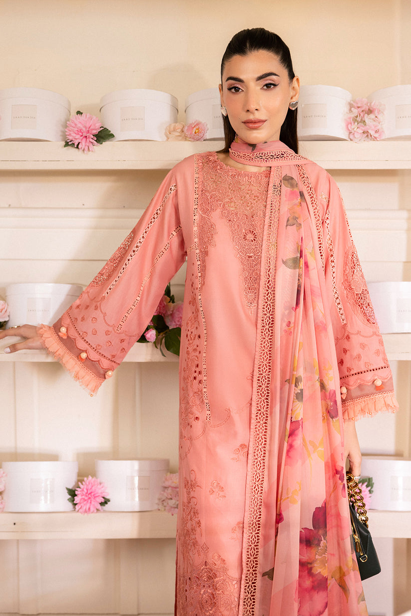 Saad Shaikh | LaAmour Luxury Lawn | Blossom - House Of Anaya