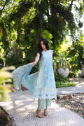 Noor by Saadia Asad | Luxury Chikankari Lawn24 | D2-A Geroze - House Of Anaya