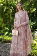 Noor by Saadia Asad | Luxury Chikankari Lawn24 | D3-A Mink Schifli - House Of Anaya