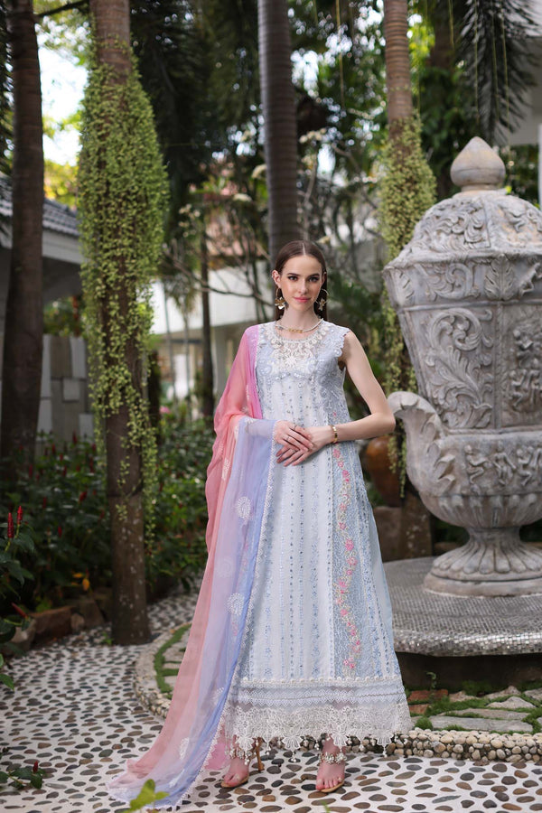 Noor by Saadia Asad | Luxury Chikankari Lawn24 | D7-A Multi Tkm - House Of Anaya