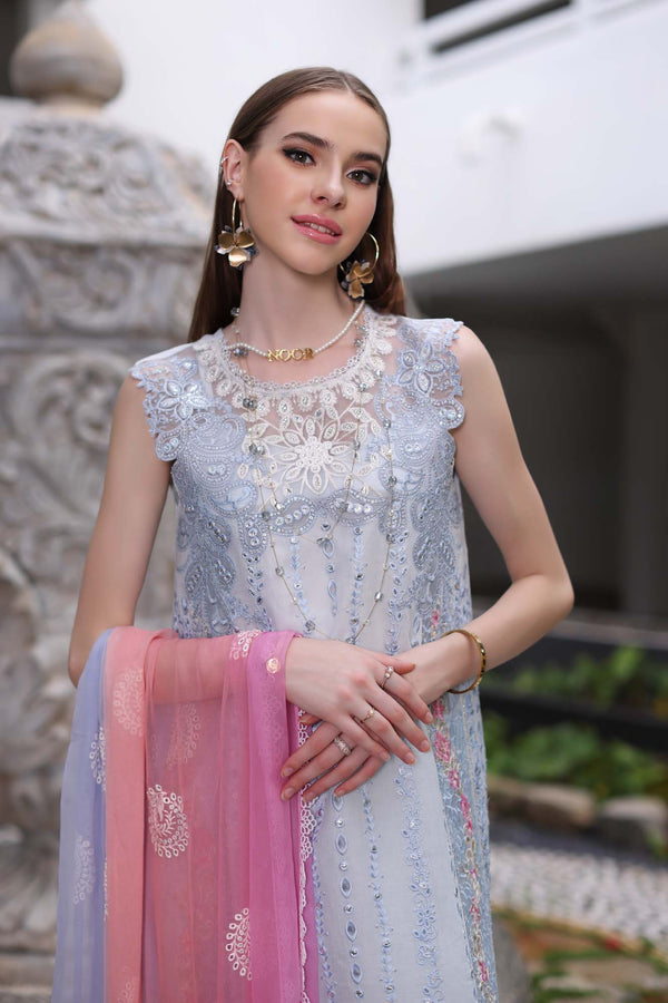 Noor by Saadia Asad | Luxury Chikankari Lawn24 | D7-A Multi Tkm - House Of Anaya