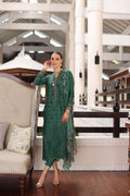 Noor by Saadia Asad | Luxury Chikankari Lawn24 | D4-A Green Laser - House Of Anaya