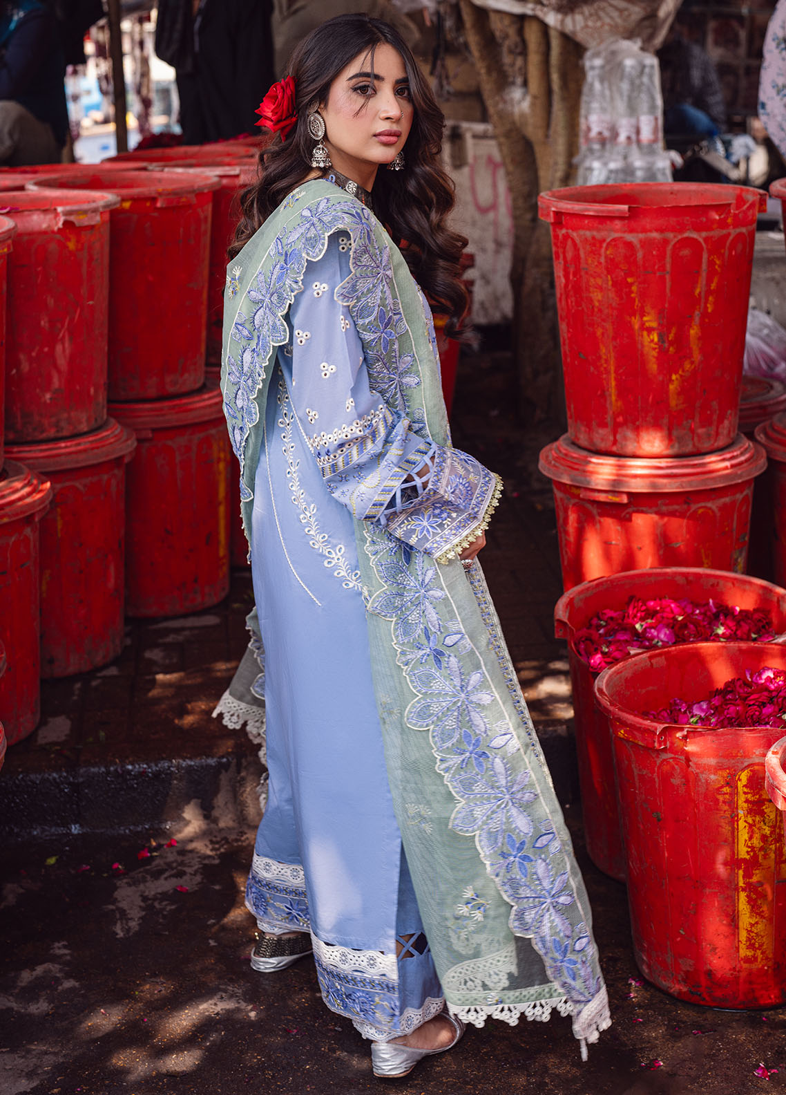 Sahane | Sahakari Chikankari Lawn Edit 24 | Chandni - House of Zarish