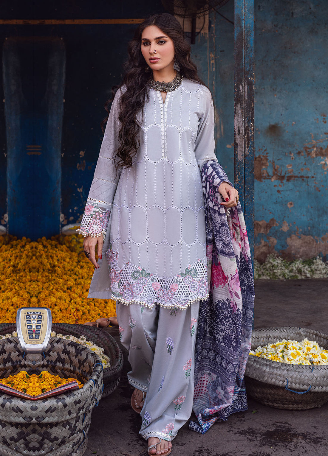 Sahane | Sahakari Chikankari Lawn Edit 24 | Dastaan - House of Zarish