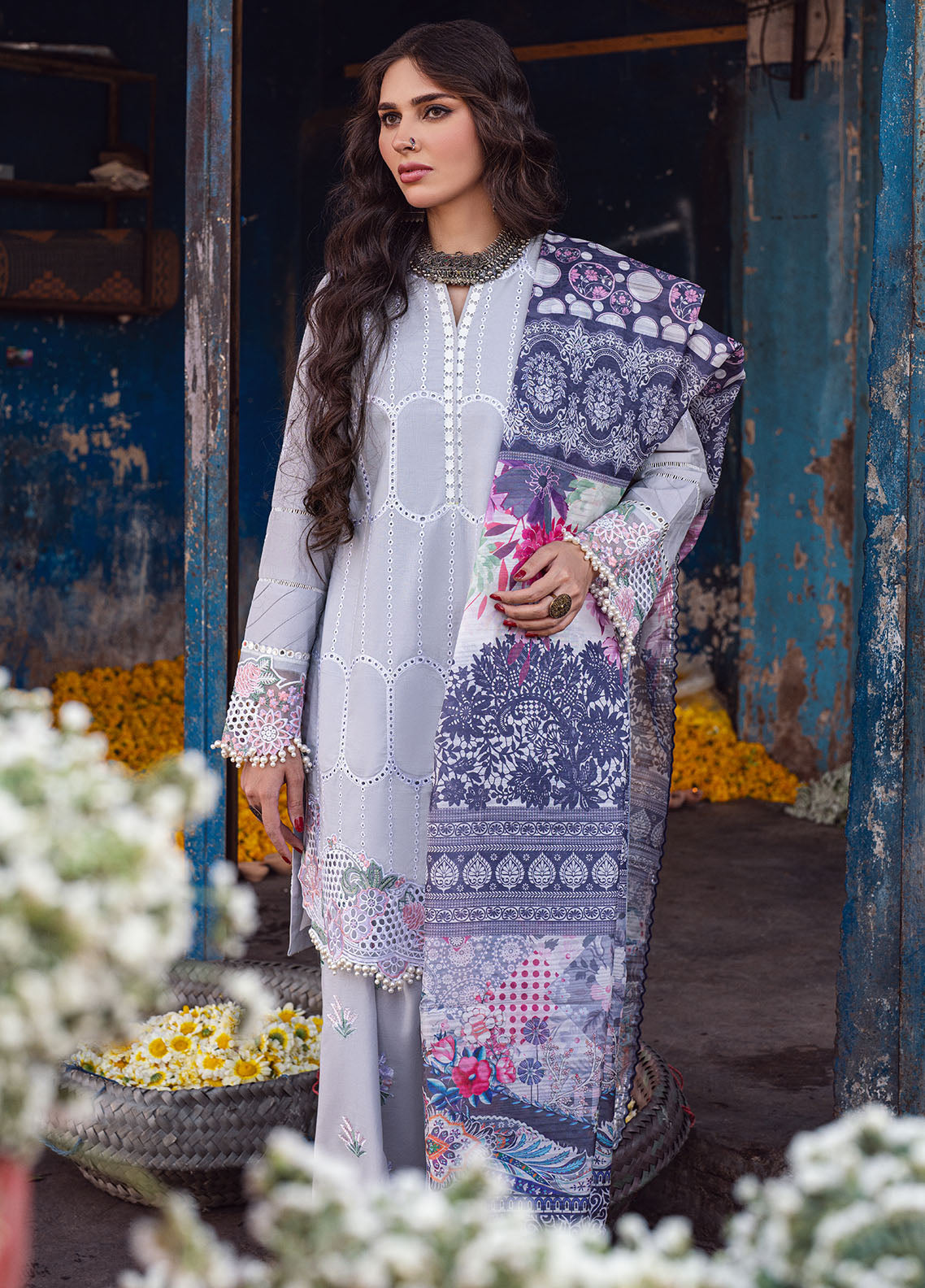 Sahane | Sahakari Chikankari Lawn Edit 24 | Dastaan - House of Zarish