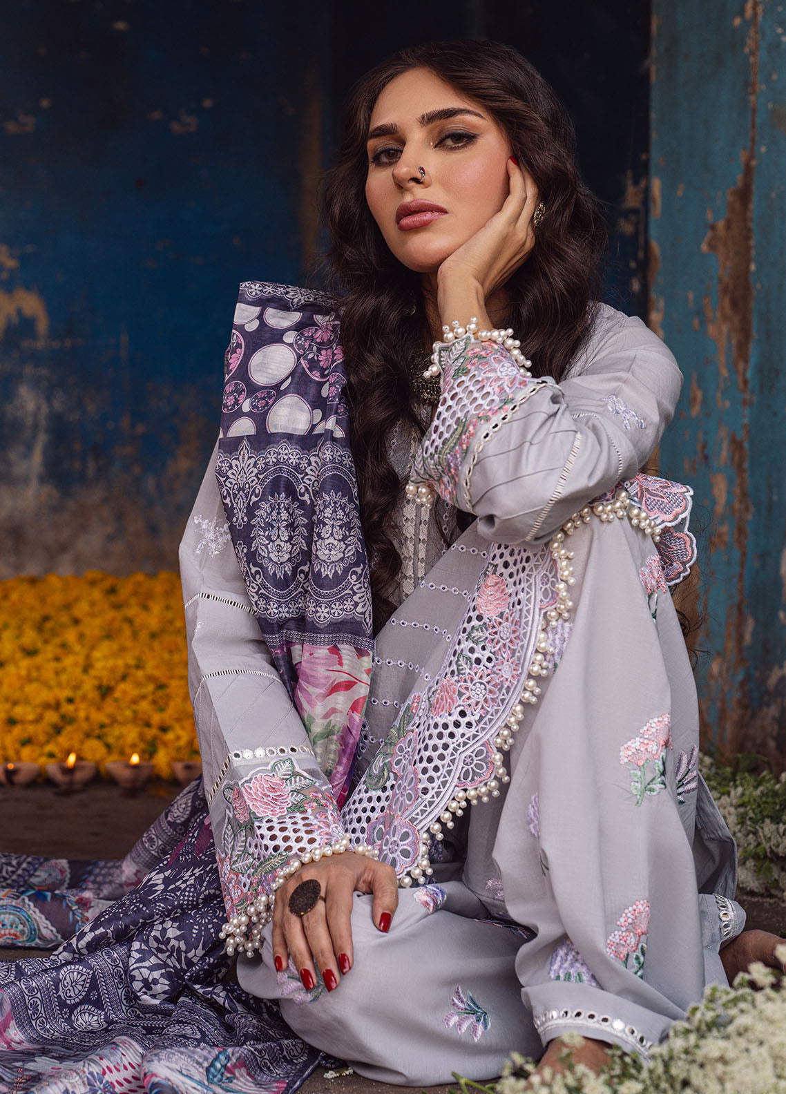 Sahane | Sahakari Chikankari Lawn Edit 24 | Dastaan - House of Zarish