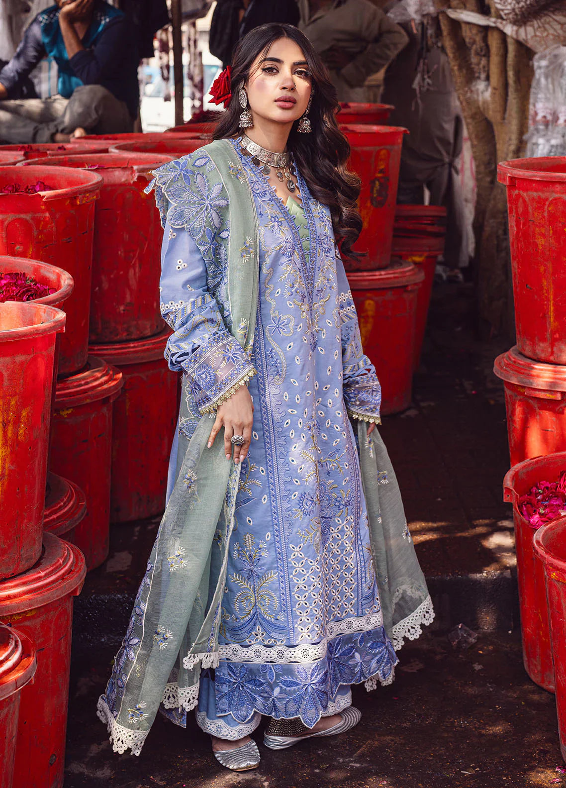 Sahane | Sahakari Chikankari Lawn Edit 24 | Chandni - House of Zarish