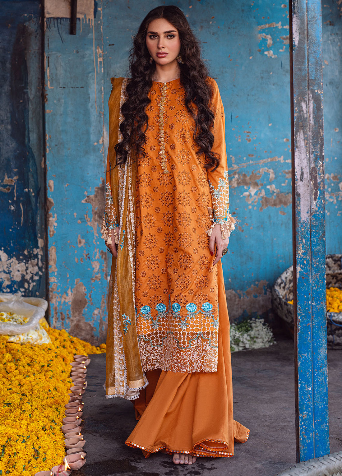 Sahane | Sahakari Chikankari Lawn Edit 24 | Mashal - House of Zarish