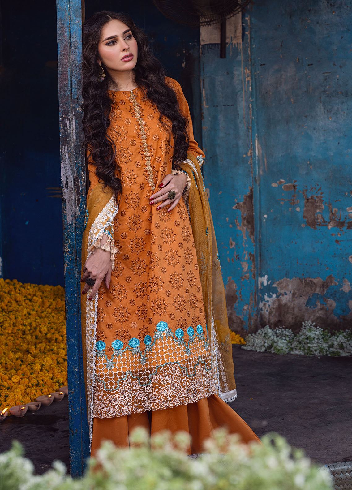 Sahane | Sahakari Chikankari Lawn Edit 24 | Mashal - House of Zarish
