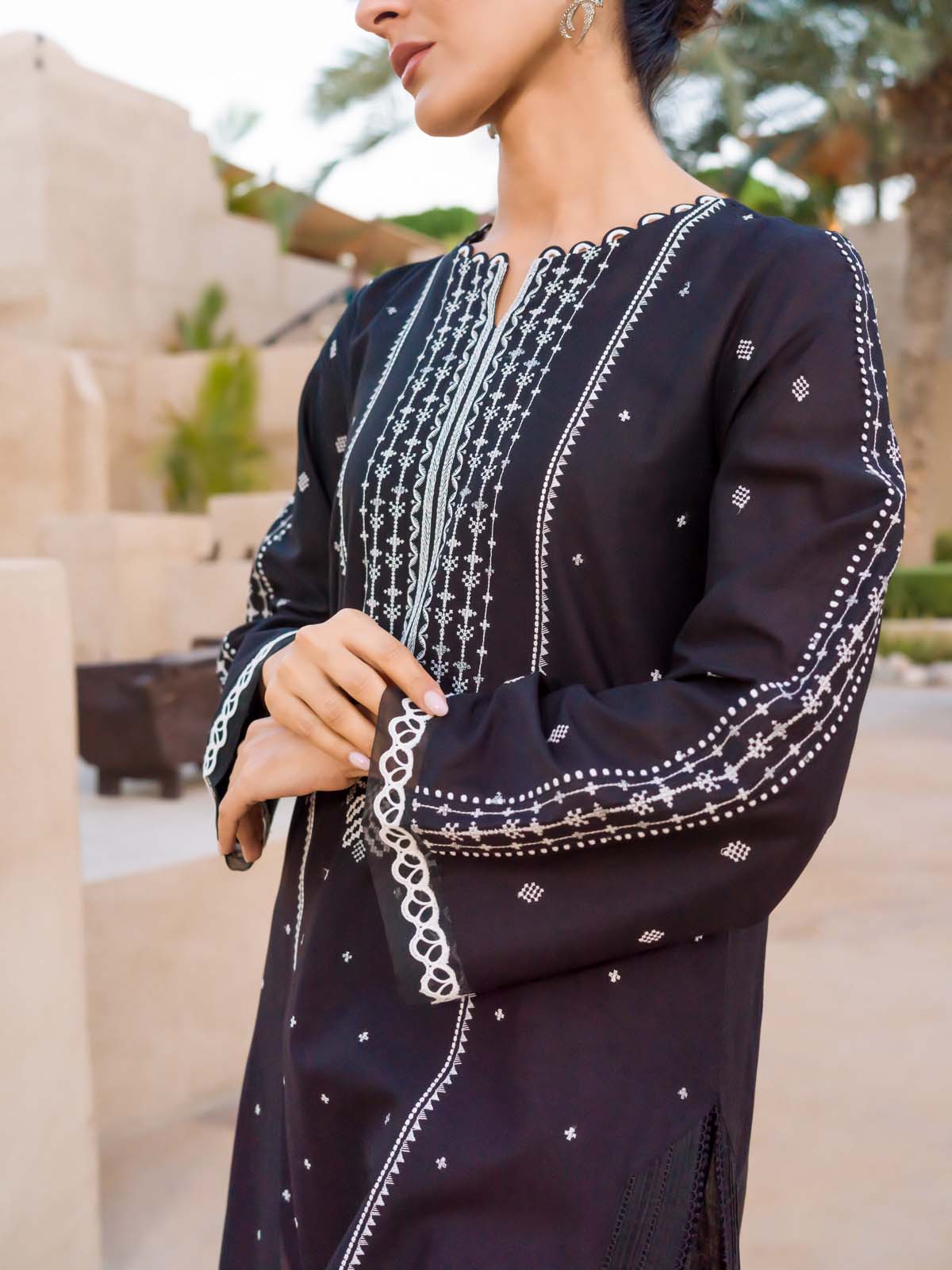 Sahar | Mirage Spring Luxury 24 | Chikankari 3 Piece - House of Zarish